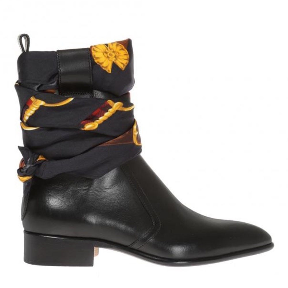 Brand New Maison Margiela Leather Sarf Boots Tabi